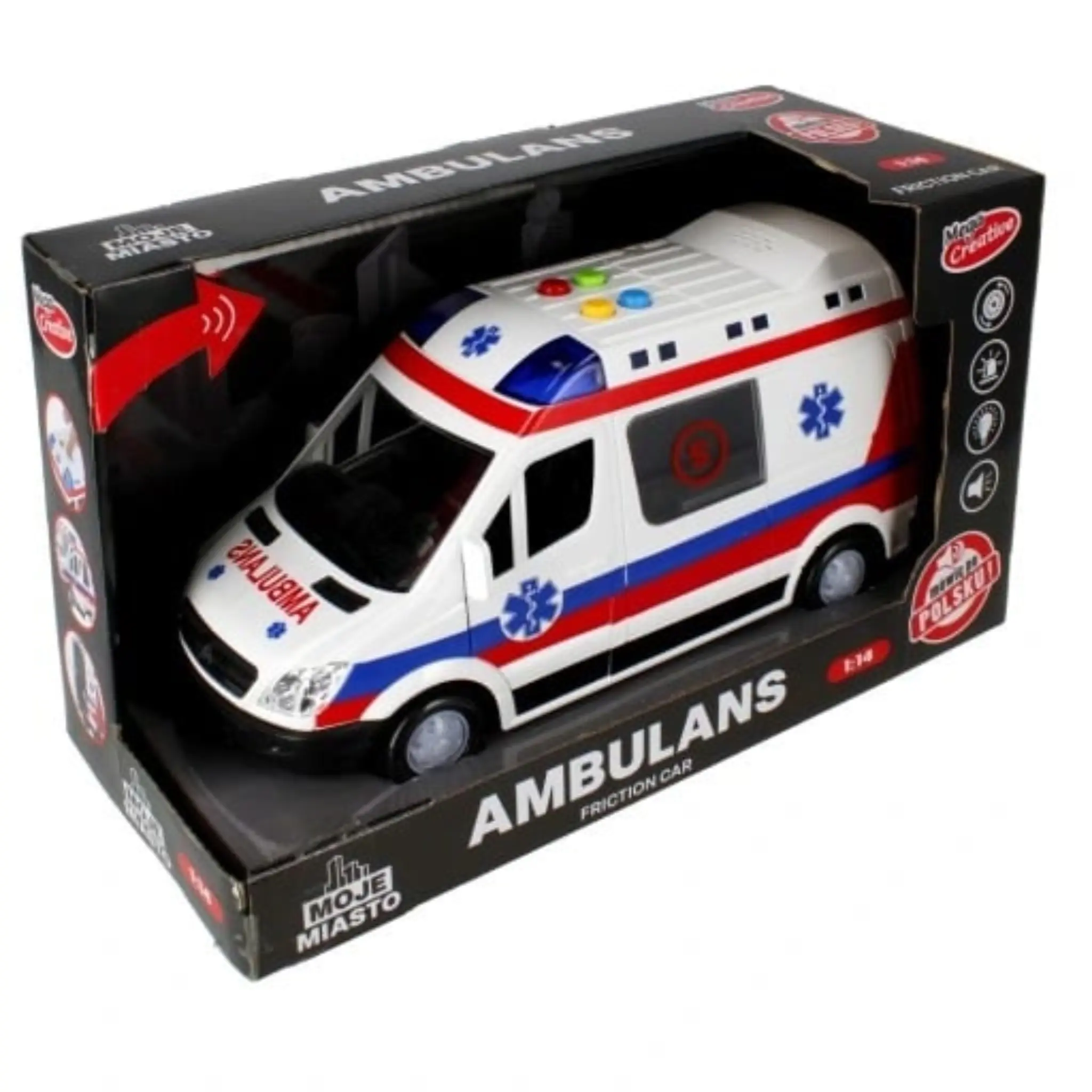 KARETKA POGOTOWIE AMBULANS DŹWIĘK SYRENY MÓWI PL