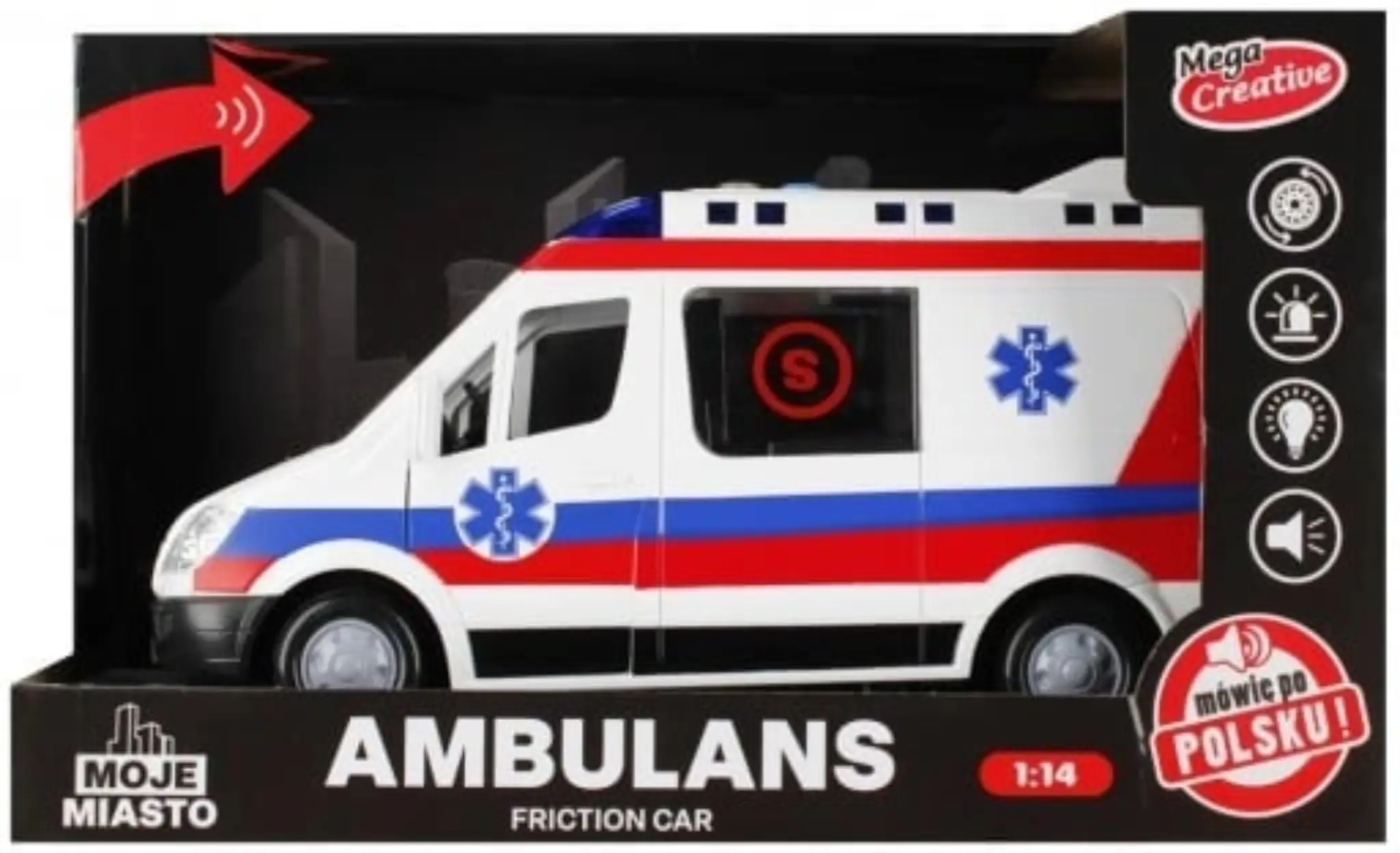 KARETKA POGOTOWIE AMBULANS DŹWIĘK SYRENY MÓWI PL