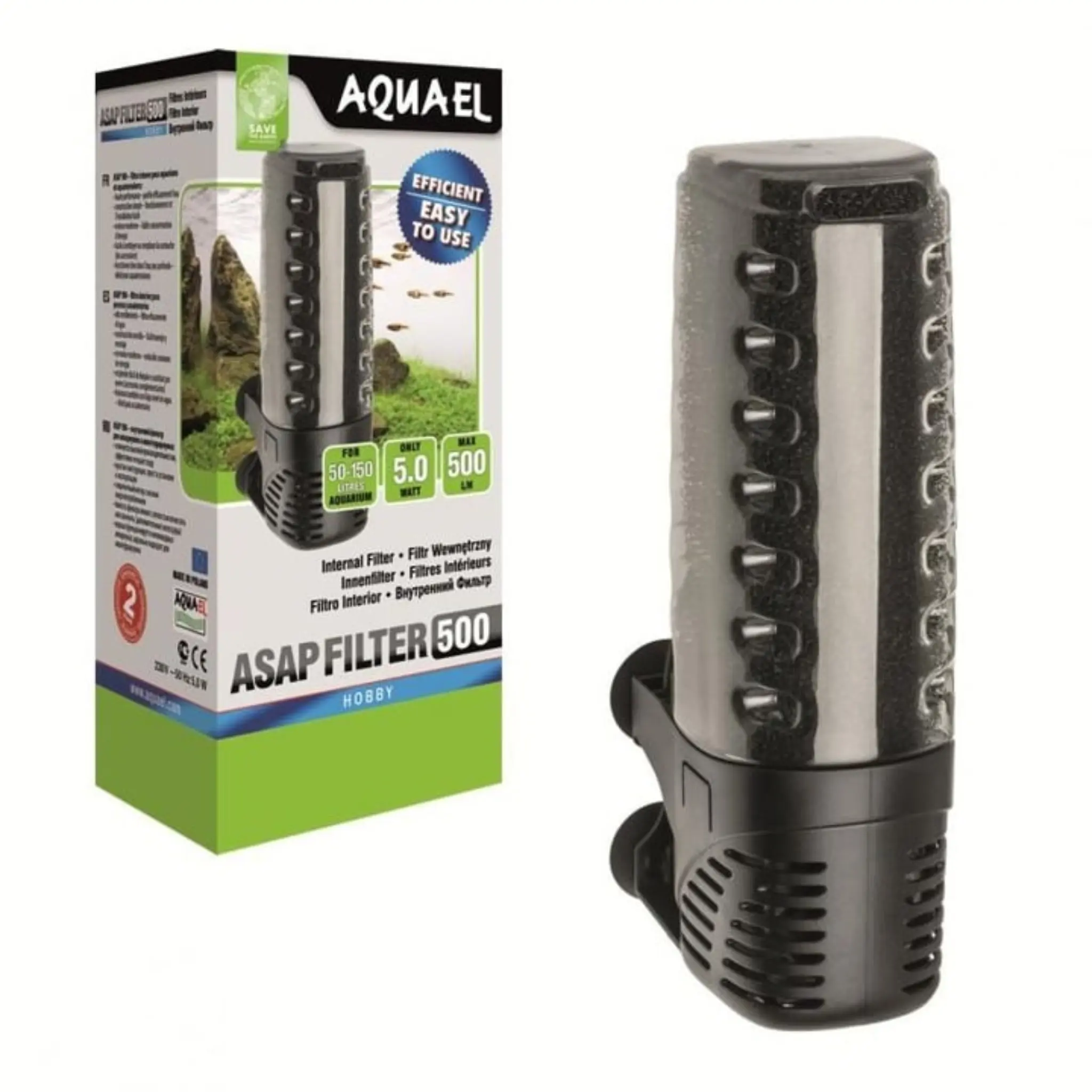 AQUAEL ASAP 500 filtr wewnętrzny akwarium 50-150l