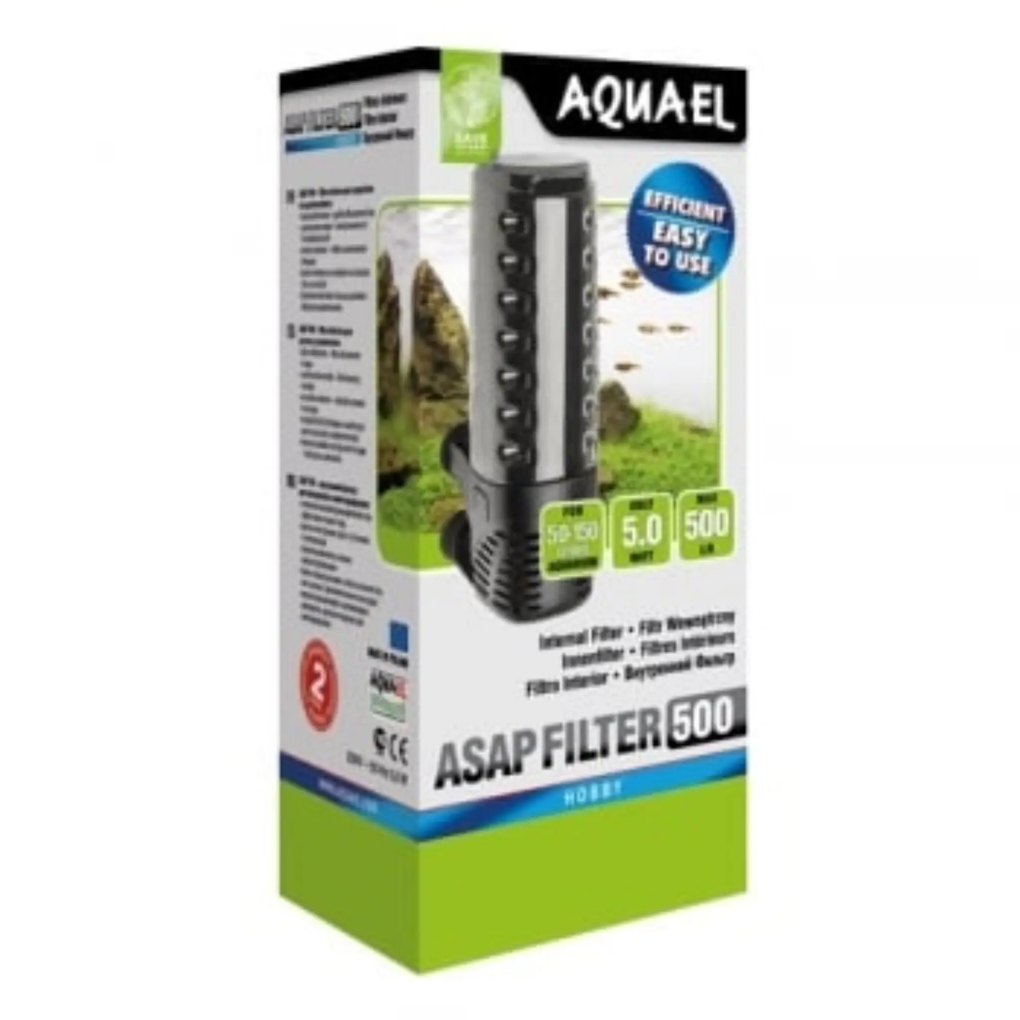 AQUAEL ASAP 500 filtr wewnętrzny akwarium 50-150l