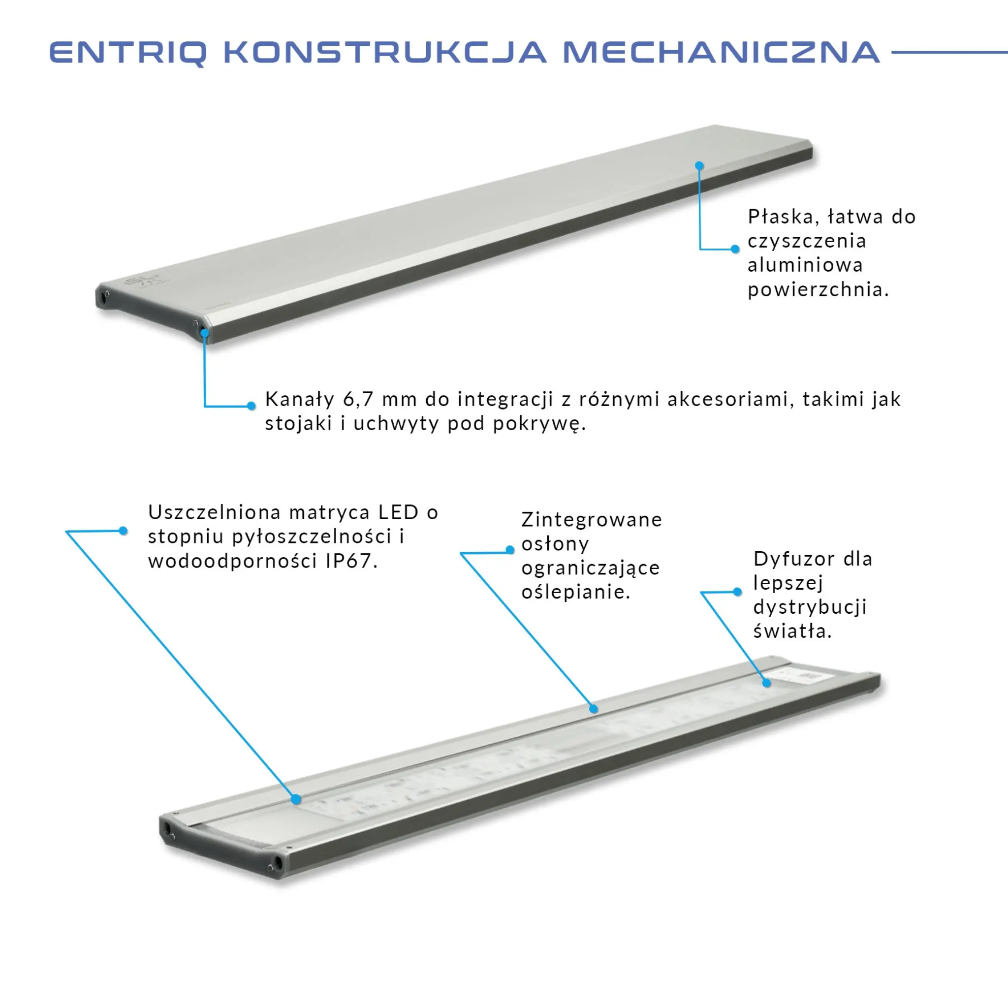Lampa Skylight ENTRIQ F3XL105