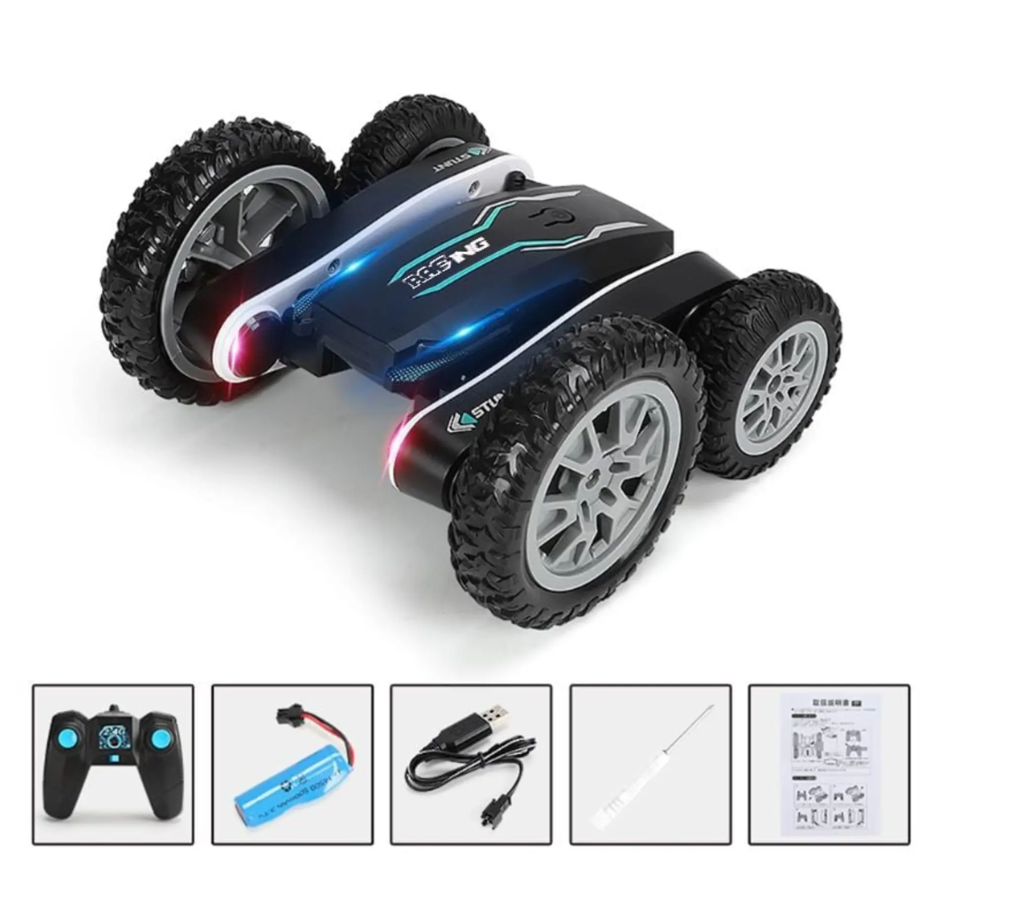 AUTO SAMOCHÓD ZDALNIE STEROWANY AKUMULATOR PILOT DUŻE KOŁA