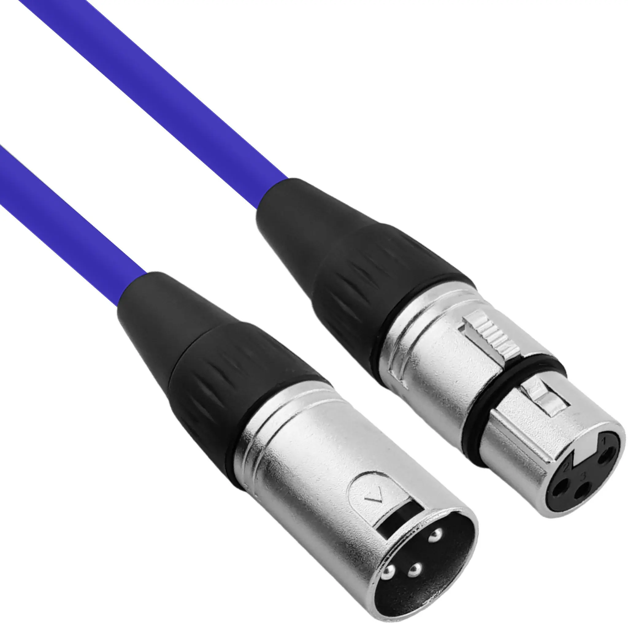 Kabel przewód mikrofonowy XLR XLR 1,5 m 0,23mm niebieski Red's Music MC0115-BL PL
