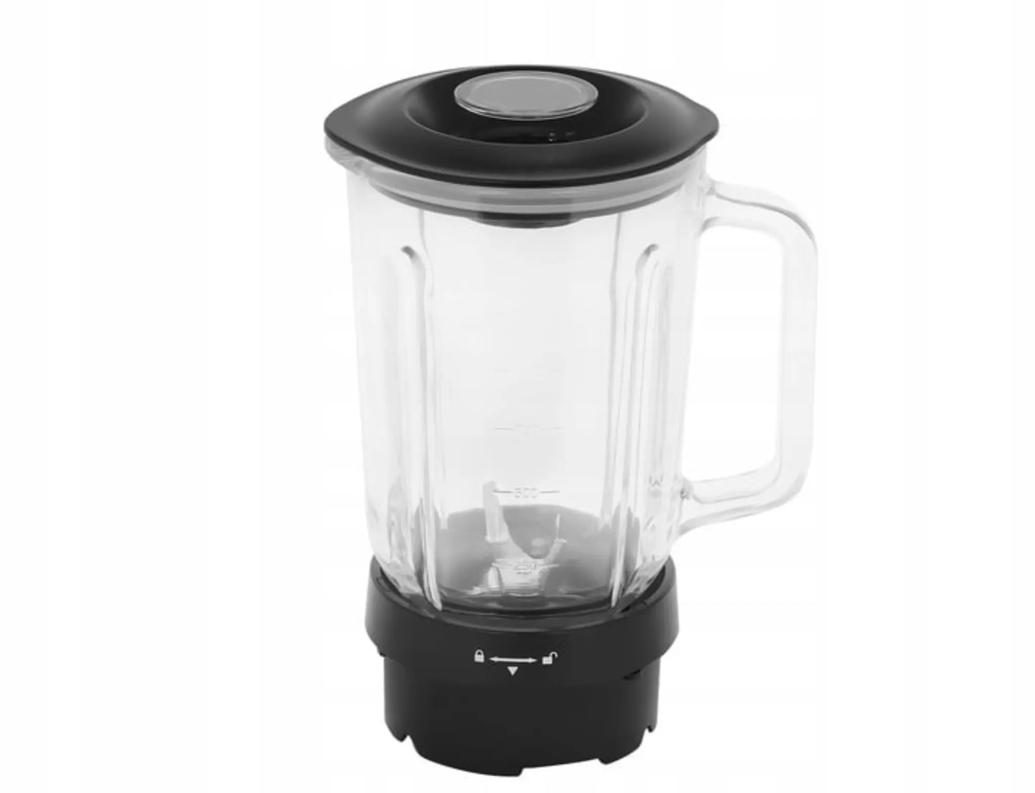 BLENDER KIELICHOWY SZKLANY do owoców i warzyw Kruszy Lód TRANSA 1600W